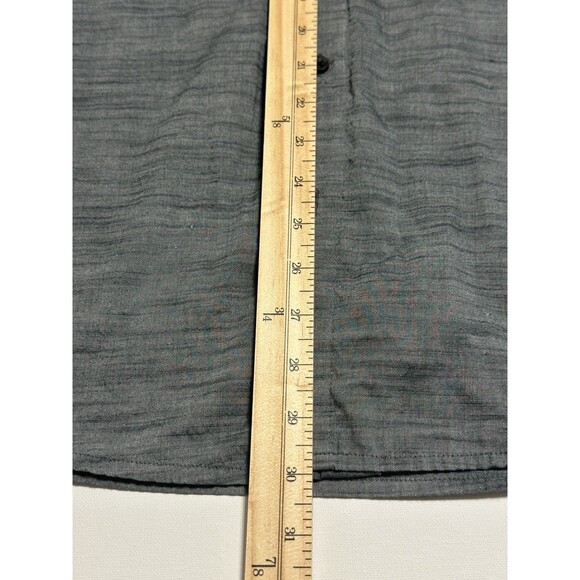 Roark Revival Shirt Mens Large Gray Short Sleeve Button Down Pocket Western USA - Picture 14 of 14